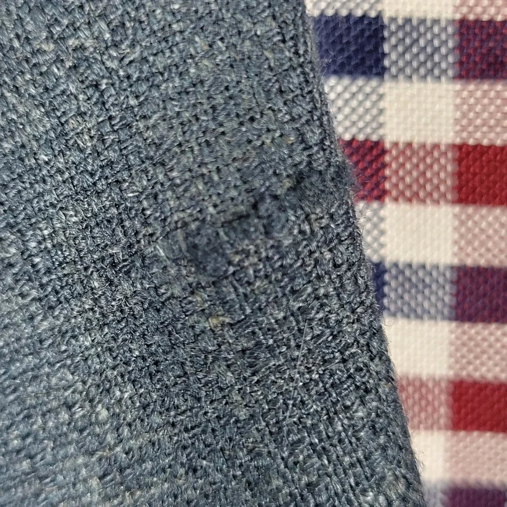 Travel Smith Men's Sport‎ Coat Blazer Two Button Blue Polyester Blend 46R